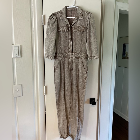 ** YFB super soft denim jumpsuit ** - Picture 1 of 6